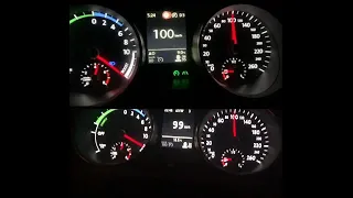 Golf GTE (280 HP + DSG tune vs 285 HP + stock TCU) 100-200 KM/H Acceleration