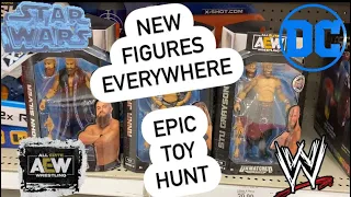 New Figures Found Epic Toy Hunt WWE AEW Unmatched Marvel DC Funko Star Wars Target Walmart Unboxing