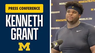 Kenneth Grant On Where He Stands On Depth Chart, Kris Jenkins & More | Michigan Football #GoBlue