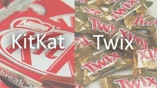 Твикс или Кит Кат? Сравнение. [Twix vs. Kit Kat]