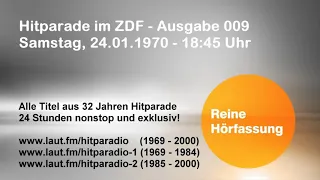 ZDF-Hitparade Ausgabe 009 - 24.01.1970 (Reine Hörfassung)