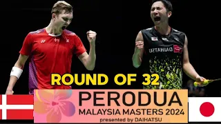Viktor Axelsen (DNK) VS Koki Watanabe (JPN) Badminton Malaysia Masters 2024