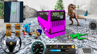 Bus Driving At Snow💦💦 Off-Road Bus Simulator Games 2021