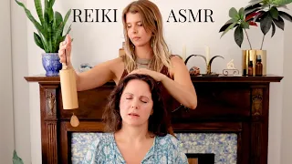 "Relaxing Reiki Healing" ASMR REIKI Soft Spoken Energy Session and Head Massage (Real Person)