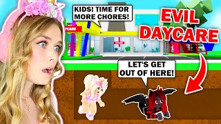 We ESCAPED The EVIL BROOKHAVEN DAYCARE! (Roblox)