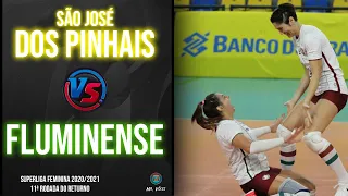 São José dos Pinhais x Fluminense | Melhores Momentos | Superliga Feminina 20/21