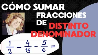 SUMA DE FRACCIONES DE DISTINTO DENOMINADOR (Ejemplo 2)