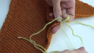 How-To Make a Yarn Button Loop Using the Button Hole Stitch