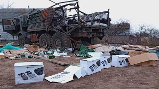 RUSSIAN SOLDIERS WANTED TO FILM A 'THANK YOU NOTE' BUT UKRAINIAN DRONE DESTROYED HIS VEHICLE || 2024