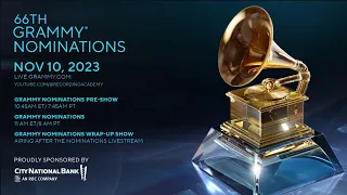 The 2024 GRAMMY Nominations Are TODAY! Friday, Nov. 10, 2023