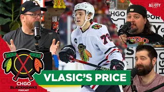 PREDICTION: Chicago Blackhawks defenseman Alex Vlasic is worth how much? | CHGO Blackhawks Podcast