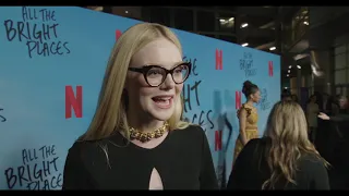 Elle Fanning Interview All The Bright Places Red Carpet Premiere