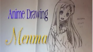 Anime Drawing | Menma
