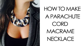 How to make Parachute Cord Macrame Necklace