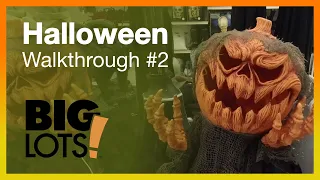 Big Lots Halloween Walkthrough #2 Decorations / Decor - Store Merchandise & Animatronics Testing!