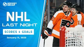 NHL Last Night: All 26 Goals and Scores on January 11, 2023