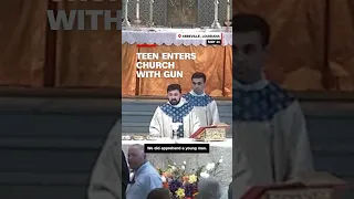 Teen enters church with gun