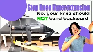 Exercise after stroke: Stop Knee Hyperextension