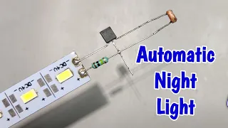 Automatic Night Light using BC547 || 4v LED Strip || LDR Circuit || Emergency    Light