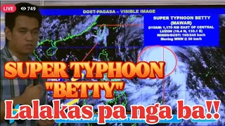 LATEST UPDATE SA SUPER TYPHOON"BETTY "PATULOY itong tumatama sa Southern LUZON at Visayas 🙏🙏⚠️