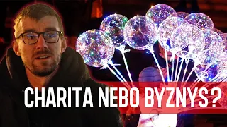 Charita nebo promyšlený byznys? Bizarní příběh svítících balonků