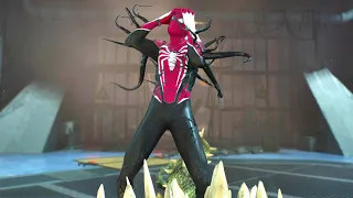 Advanced Red and Black Suit 2.0 Vs Lizard Boss Fight - Marvel's Spider-Man 2