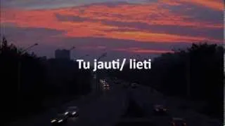 tu jauti/ lieti (le coveris)