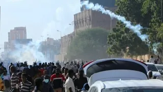 Tear gas fired as thousands march in Sudan anti-coup rallies | AFP