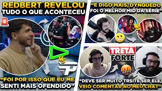 TRETA TFLBADE vs TAKESHI ! REDBERT DESABAFOU SOBRE POLÊMICA ! REVOLTA APONTA DYNKAS MELHOR QUE TIN !