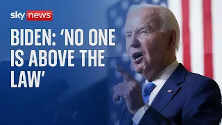 Trump verdict: 'No one is above the law' says Biden camp