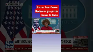 White House takes credit for declining gas prices #shorts