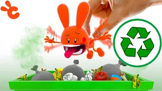 Learning to Recycle with Cueio The Bunny 🐰♻️| Cueio Official Family Kids Cartoon