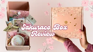 TRYING TRADITIONAL JAPANESE SNACKS l Sakuraco UNBOXING and REVIEW 🌸