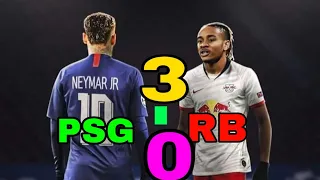 PSG 3-0 RB LEIPZIG semi final Champions league 2020 fjll match highlight