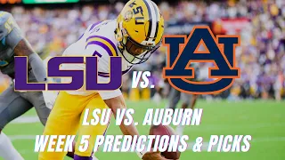 LSU vs. Auburn Predictions | College Football Betting Picks Week 5 2022