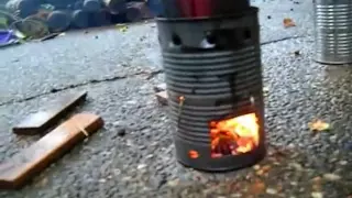 DIY Swiss Army Inspired Volcano Stove BackPacking Hiking SHTF