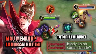 TUTORIAL CARA LAWAN BRODY DI GOLDLANE! TIPS LANING, BUILD & SET EMBLEM! | TOP GLOBAL CLAUDE - MLBB