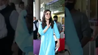 Rashi Khanna Latest BEAUTIFUL Looks @Spotted at Airport | Rashi Khanna Latest Video 