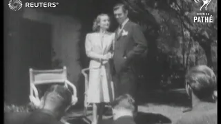 SHOWBIZ: Clark Gable and Carole Lombard married (1939)