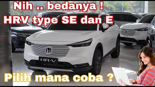 Ini dia bedanya Honda HRV type E dan SE  yang terbaru 2022