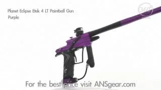Planet Eclipse Etek 4 LT Paintball Gun - Purple - Visual 360