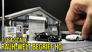 Building a Rauh-Welt Begriff (RWB) Japan Garage Diorama in 1/64 scale