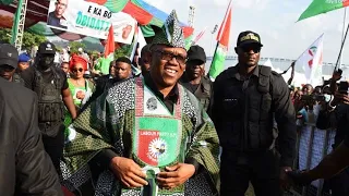 See how Nigeria comedian mimics Peter obi public