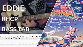 Red Hot Chili Peppers - Eddie // Bass Cover // Play Along Tabs and Notation