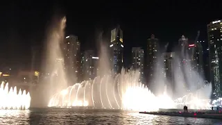 Dancing Fountain in Dubai - 27 Jan 2020