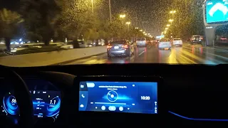 Chery Tiggo 8 Pro 135 Km/ph Test Drive Heavy Rain Weather Condition Long Drive Saudi Arabia