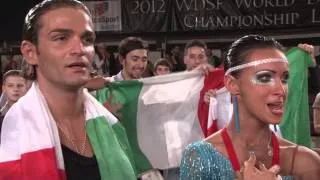 No comments! Aniello Langella & Khrystyna Moshenska first time WDSF World Latin Champions 2012