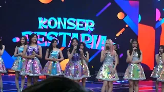 Sesi MC membahas Wotagei - JKT48 at Konser Pestaria Indosiar 27/12/2022
