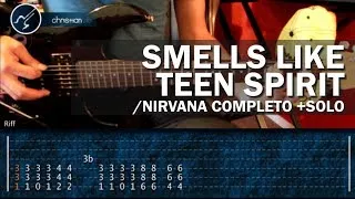 Cómo tocar "Smells Like Teen Spirit" de Nirvana en Guitarra (HD) Tutorial COMPLETO - Christianvib