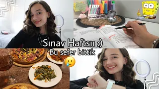 SINAV HAFTASI GELDİİ🥲||ders çalışma günlüğüm,stresli